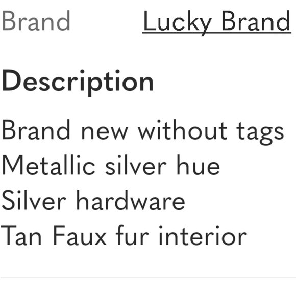 Lucky Brand Metallic Beige Soft Suede Faux Fur Cordeena Ankle Boots Size 11 NWOT - Picture 12 of 12